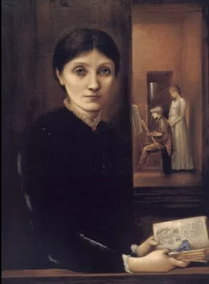 Georgiana Burne Jones Oil painting by Edward Burne-Jones