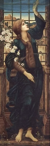 Hope Oil painting by Edward Burne-Jones