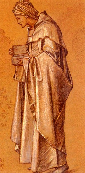 Melchoir Oil painting by Edward Burne-Jones