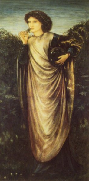 Morgan Le Fay Oil painting by Edward Burne-Jones
