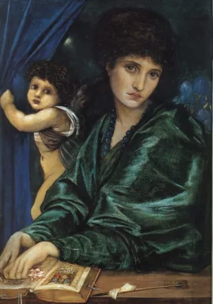 Portrait of Maria Zambaco by Edward Burne-Jones - Oil Painting Reproduction
