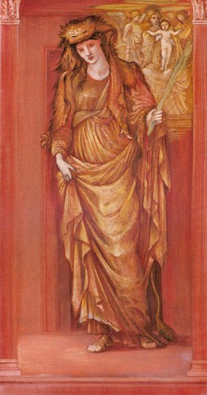 Sibylla Tiburtina Oil painting by Edward Burne-Jones