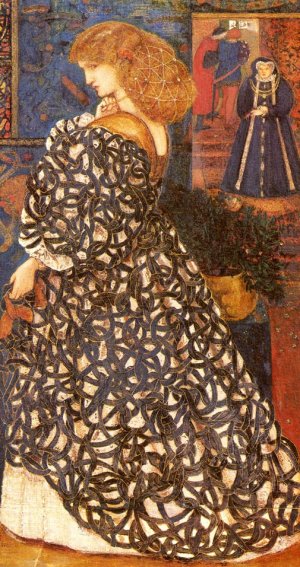Sidonia von Bork Oil painting by Edward Burne-Jones