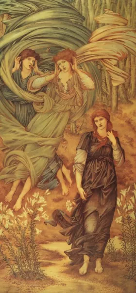 Spona de Libano by Edward Burne-Jones Oil Painting