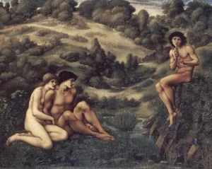 The Garden of Pan by Edward Burne-Jones - Oil Painting Reproduction