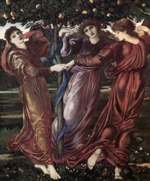 The Garden of the Hesperides Oil painting by Edward Burne-Jones