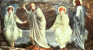 The Morning of the Resurrection Oil painting by Edward Burne-Jones