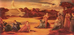 The Passing of Venus by Edward Burne-Jones - Oil Painting Reproduction