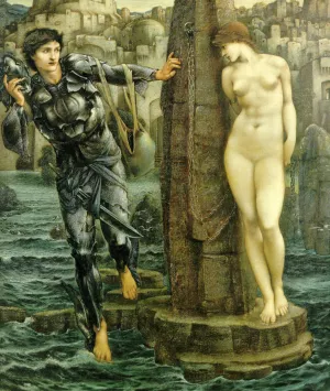 The Rock of Doom by Edward Burne-Jones Oil Painting