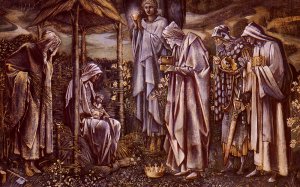 The Star Of Bethlehem by Edward Burne-Jones Oil Painting