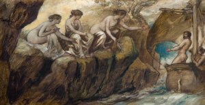 Ulysses And The Sirens by Edward Calvert Oil Painting