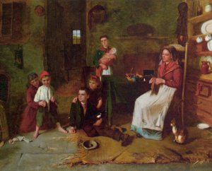 The New Breeches Oil painting by Edward Charles Barnes