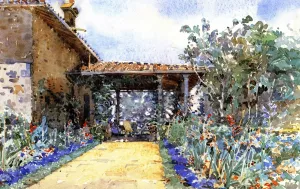 The Studio at Cernitojo by Edward Darley Boit Oil Painting