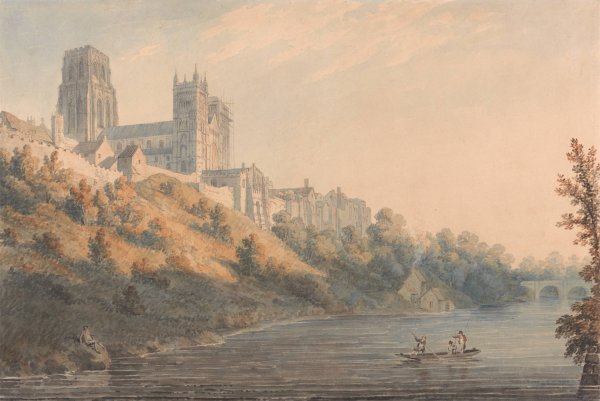 Durham Cathedral by Edward Dayes - Hand-Painted Oil Painting Reproduction