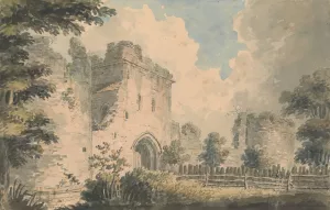 The Keep, Porchester Castle by Edward Dayes Oil Painting