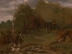 Pheasant Shooting by Edward Duncan Oil Painting