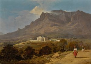Seaforth House, Simonstown, Cape Of Good Hope, South Africa by Edward Duncan Oil Painting