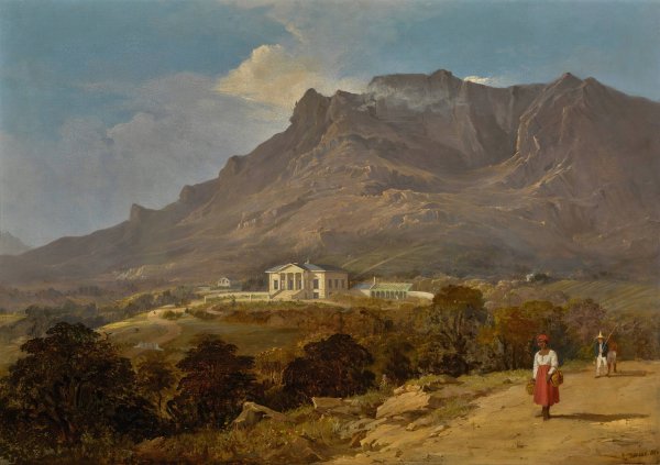 Seaforth House, Simonstown, Cape Of Good Hope, South Africa  by Edward Duncan - Hand-Painted Oil Painting Reproduction
