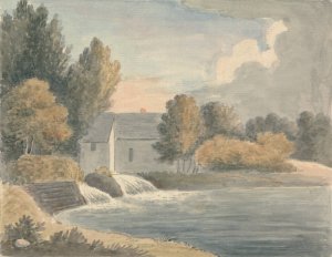 Bathampton Mill by Edward Francis Burney Oil Painting