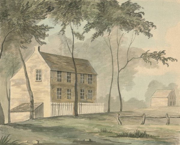 Country House by Edward Francis Burney - Hand-Painted Oil Painting Reproduction