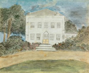 Country House by Edward Francis Burney Oil Painting