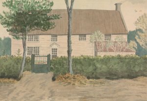 Farmhouse by Edward Francis Burney Oil Painting