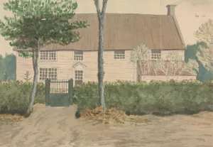 Farmhouse by Edward Francis Burney Oil Painting