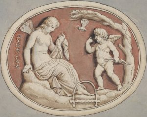 Pamphilia by Edward Francis Burney Oil Painting