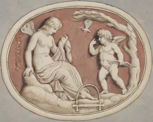 Pamphilia by Edward Francis Burney Oil Painting