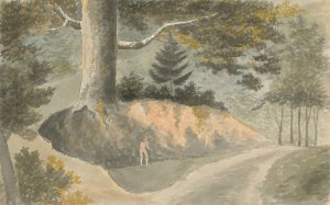 Road in the Forest by Edward Francis Burney Oil Painting