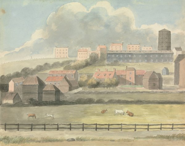 View at Margate. by Edward Francis Burney - Hand-Painted Oil Painting Reproduction