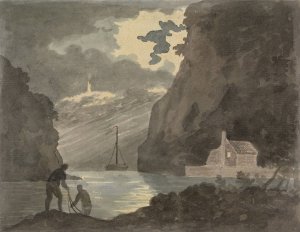 View near Bristol by Edward Francis Burney Oil Painting