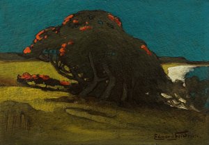 Pohutukawa by Edward Fristrom Oil Painting