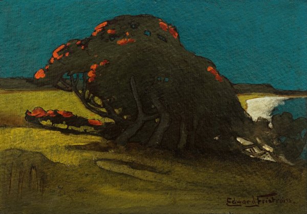 Pohutukawa  by Edward Fristrom - Hand-Painted Oil Painting Reproduction