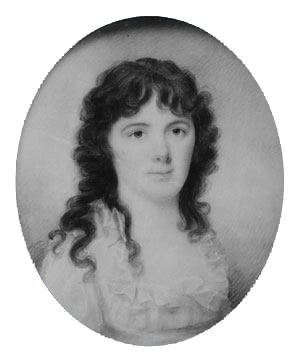 Main Product Photo of Martha Washington Greene Mrs. John Nightingale Painting by Edward Greene Malbone