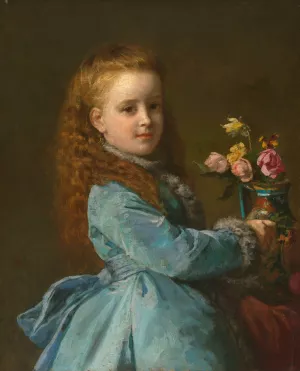 Edith Wharton by Edward Harrison May Oil Painting
