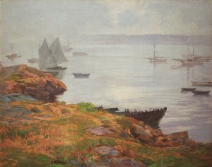 Landscape by Edward Henry Potthast Oil Painting
