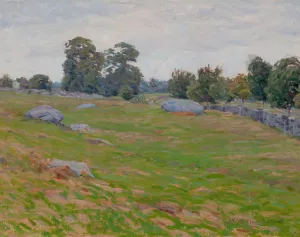 In the Fields Oil painting by Edward Herbert Barnard