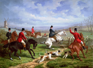 Over The Fence by Edward Herberte Oil Painting