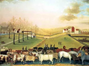 The Cornell Farm by Edward Hicks - Oil Painting Reproduction