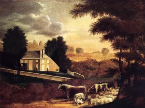 The Grave of William Penn by Edward Hicks Oil Painting