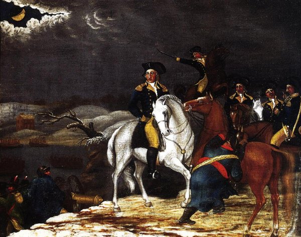 Main Product Photo of Washington at the Deleware Painting by Edward Hicks