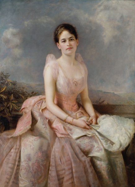 Main Product Photo of Juliette Gordon Low Painting by Edward Hughes
