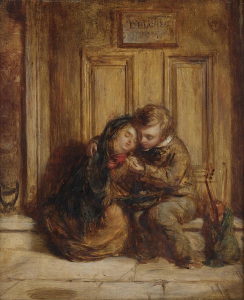 Main Product Photo of Sympathy Painting by Edward Hughes