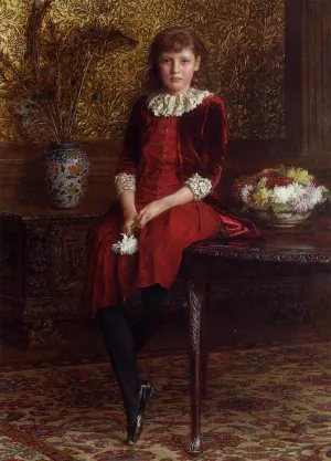 Mabel, Daughter of Charles Galloway Oil painting by Edward John Gregory