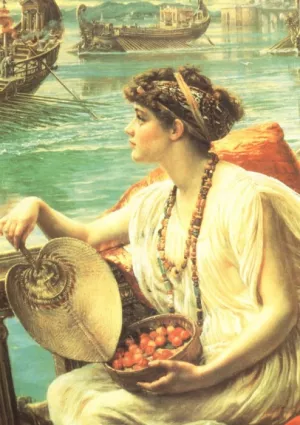 A Roman Boat Race by Edward John Poynter - Oil Painting Reproduction