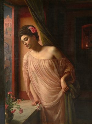 Asterie by Edward John Poynter Oil Painting