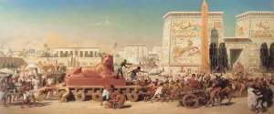 Israel in Egypt by Edward John Poynter - Oil Painting Reproduction