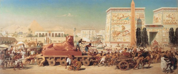 Main Product Photo of Israel in Egypt Painting by Edward John Poynter