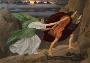 Orpheus and Eurydice by Edward John Poynter Oil Painting